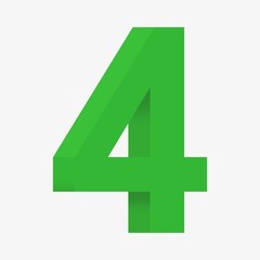 Fototapeta premium 3D figure 4