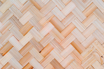 handmade bamboo weave texture background
