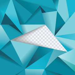 Obraz premium Abstract geometrical background, polygonal design with ragged ho