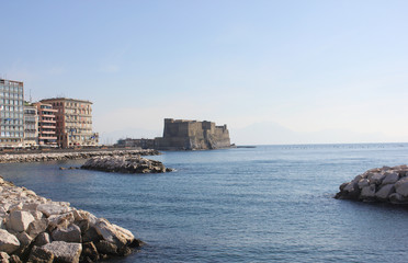 Fototapeta na wymiar Castel dell'Ovo, Naples, Italy