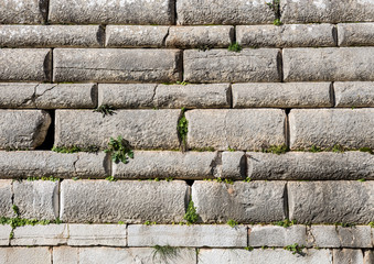 ancient stone wall pattern background