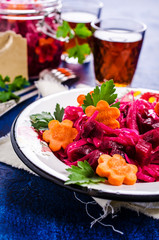 Homemade pickled vegetables