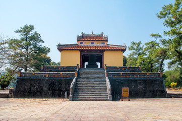 Pavilion in Imperial Minh Mang Tomb in Hue,Vietnam