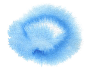 Abstract watercolor blot painted background. Texture paper. Isol