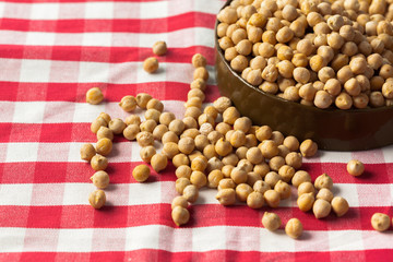 Soybean in wood bowl