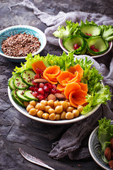 Buddha-bowl. Healthy vegetarian food