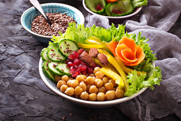 Buddha-bowl. Healthy vegetarian food