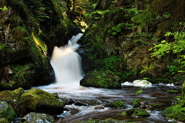 waterfall in the Black Forest in Germany