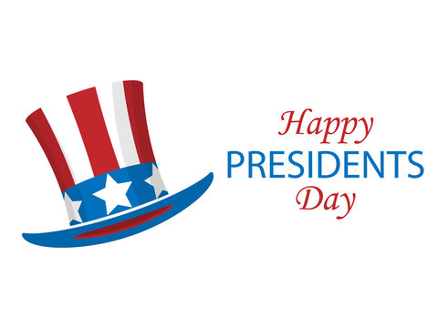 Presidents Day Poster. Vector Illustration