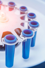 Medical laboratory centrifuge.