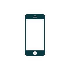 Phone icon. Cellphone pictogram in trendy flat style isolated on