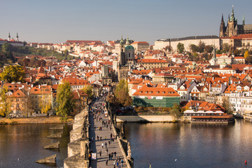 Fototapeta na wymiar general view, Prague, Czech Republic