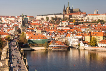Naklejka na ściany i meble general view, Prague, Czech Republic