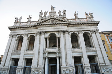 Fototapeta na wymiar Roma, la basilica di San Giovanni in Laterano
