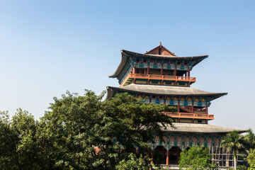 Obraz premium Korean Temple, Lumbini, Nepal