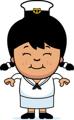 Smiling Cartoon Sailor