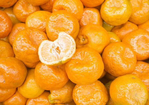 Delicious Tangerine fruit (Citrus nobilis)