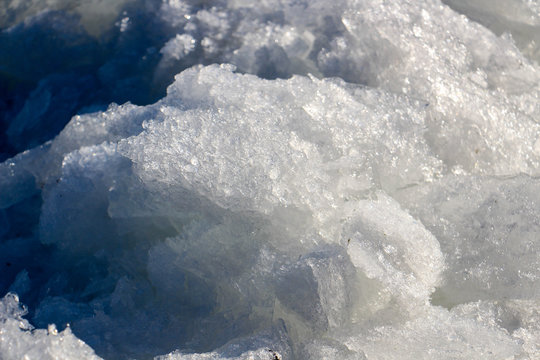 
Winter ice macro picture