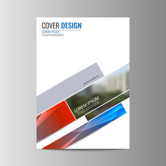 Abstract flyer design background. Brochure template.