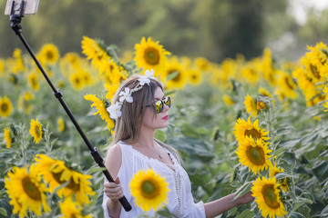 Selfie With Sunflower