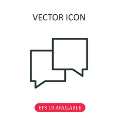Naklejka premium Chat icon vector