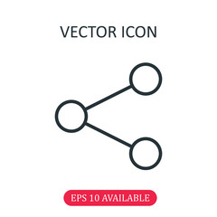 Share icon vector