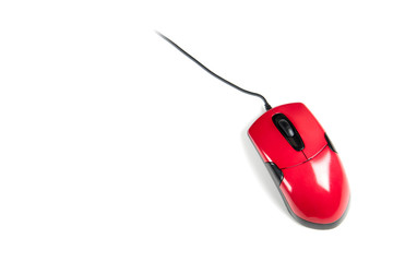 computer red mouse