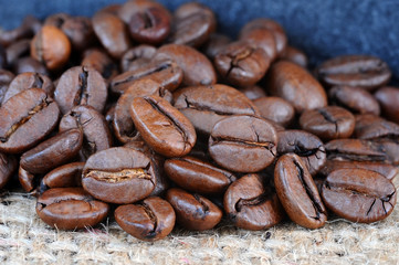 Background with coffee beans
