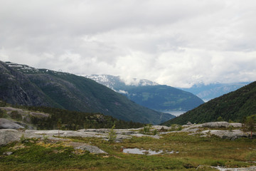 Fototapeta na wymiar Hardangervidda national park, Norway 