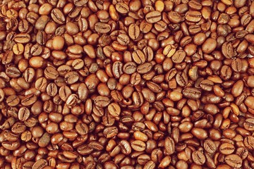 roasted coffee beans, can be used as a background