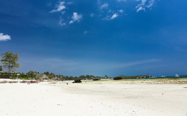 Fototapeta na wymiar Beach view in Watamu, Kenya, Africa.