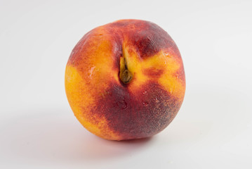 Nectarine fruit isolated