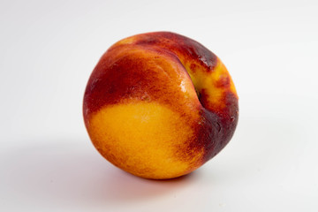 Nectarine fruit isolated