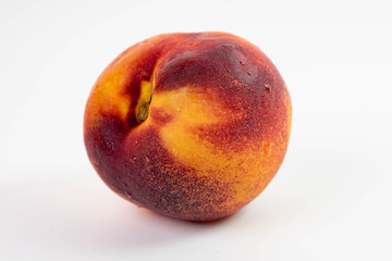 Nectarine fruit isolated