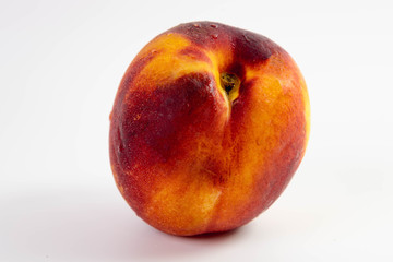 Nectarine fruit isolated