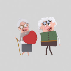 Old couple in love
Custom 3d illustration / design : Can't find what you are looking for? contact me! I can create exactly what you need.