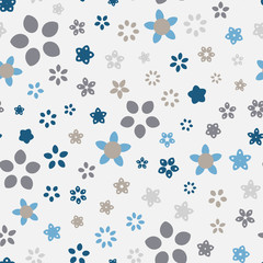 Fototapeta premium Seamless floral pattern