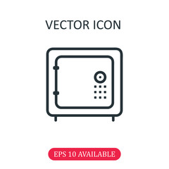 Safe icon vector