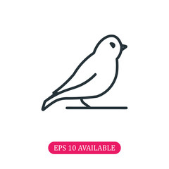Sparrow icon vector