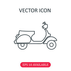 Scooter icon vector