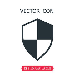 Shield icon vector