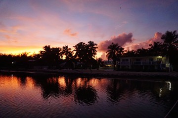 Spektakulärer Sonnenuntergang auf den Florida Keys