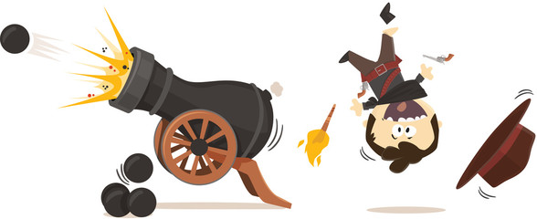 bandit cow-boy et canon