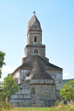 The Densus Church (also known as St Nicholas Church) in the village of Densus, Hunedoara County, Romania