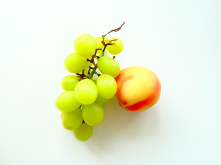 Fruits on a white background