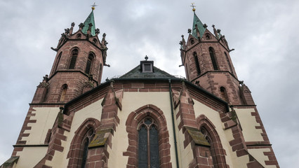 Fototapeta premium St.-Gallus-Kirche in Ladenburg