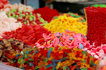 gelatin colorful candy wide range