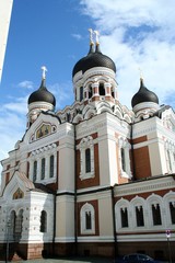 alexander nevskij cathedral in the old town of Tallin