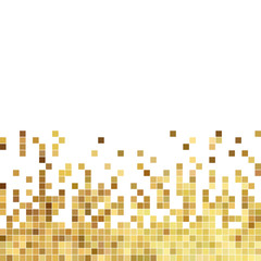 abstract vector square pixel mosaic background