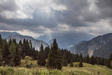 Obraz premium Herbst am Nassfeld